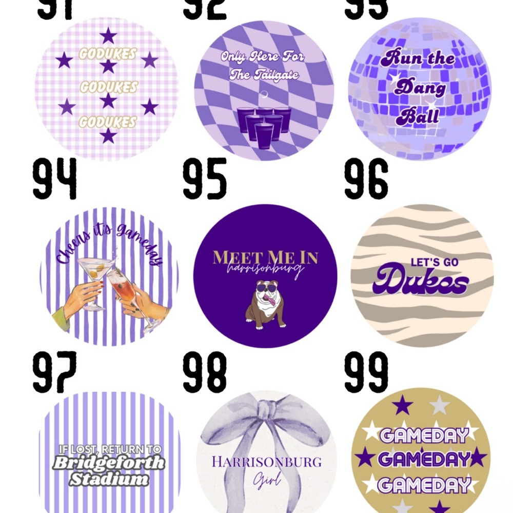 Assorted Gameday Button - Picture 12 of 14